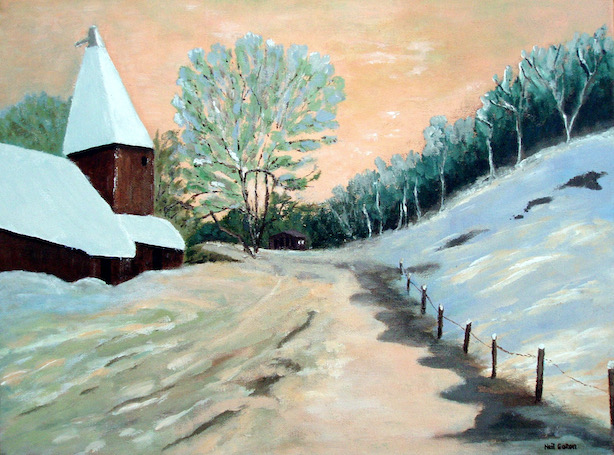 Winter at the Oasthouse